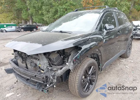 2024 Toyota Corolla Cross Hybrid Nightshade Edition from USA, damaged, VIN 7MUFBABG2RV056560